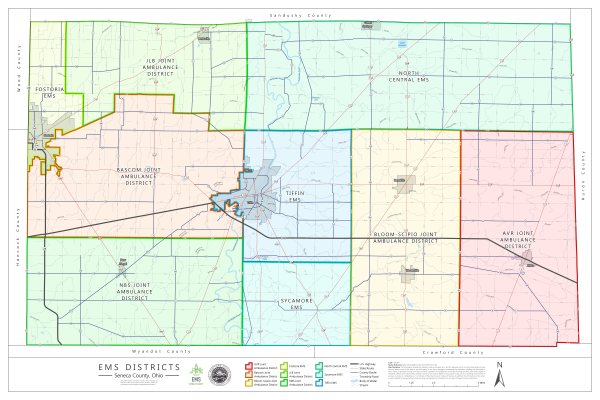 EMS Districts: Seneca County, OH