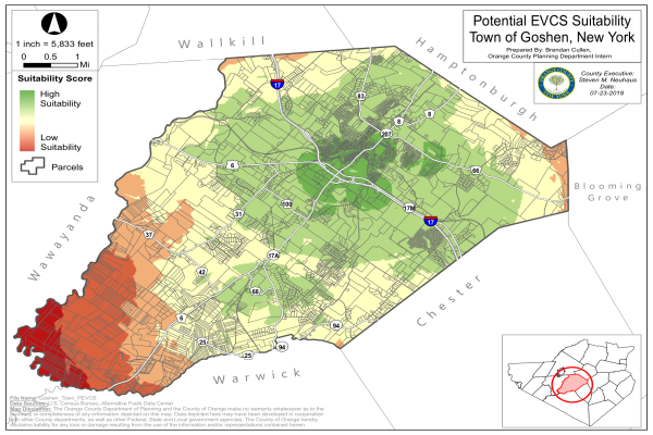 Electric Vehicle Charging Station Suitability Analysis